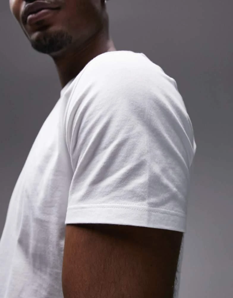 Topman Topman regular fit t-shirt in white 2