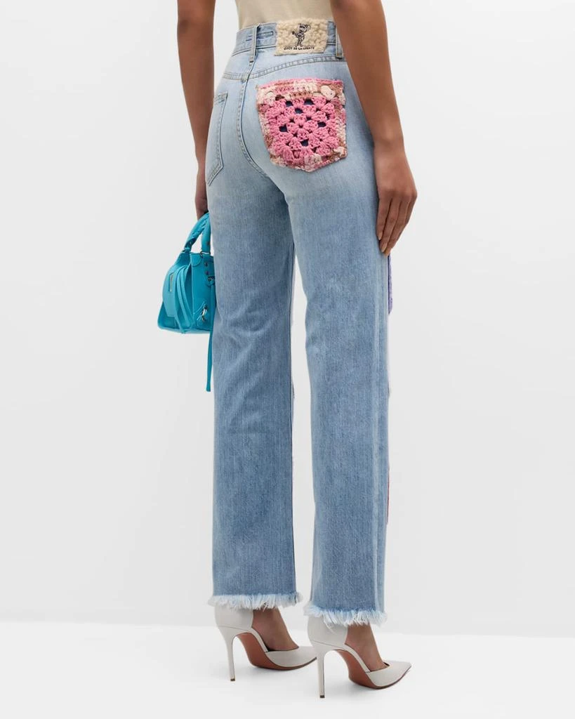 Cout De La Liberte Carrie Crochet Patch Jeans 5