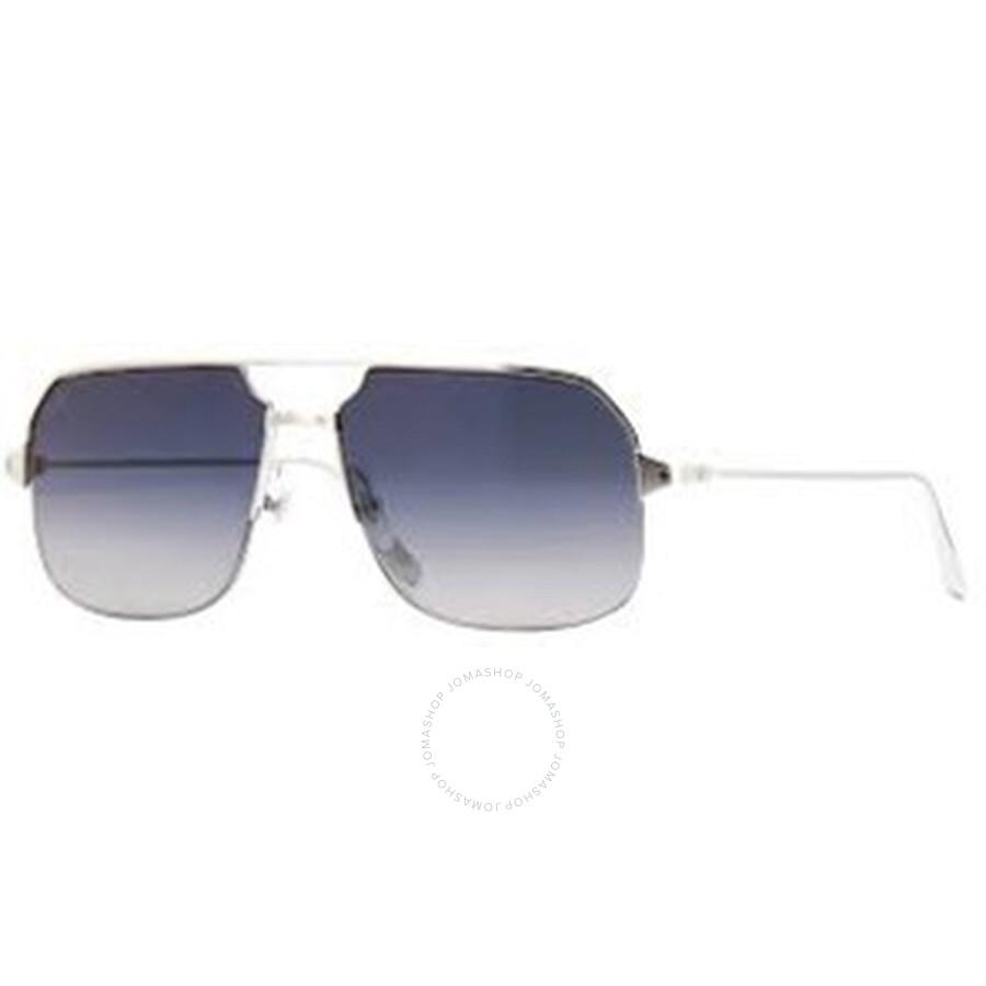 Cartier Blue Gradient Flash Navigator Men's Sunglasses CT0230S 004 59