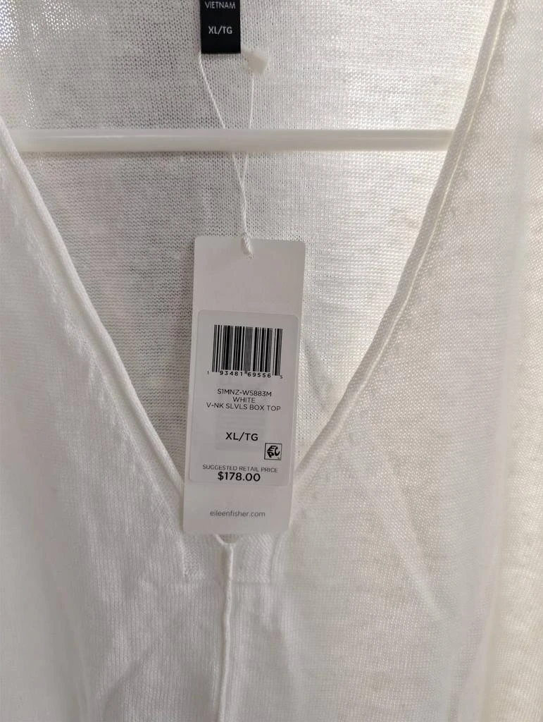 Eileen Fisher Eileen Fisher - EILEEN FISHER V-NK SLVLS BOX TOP 3