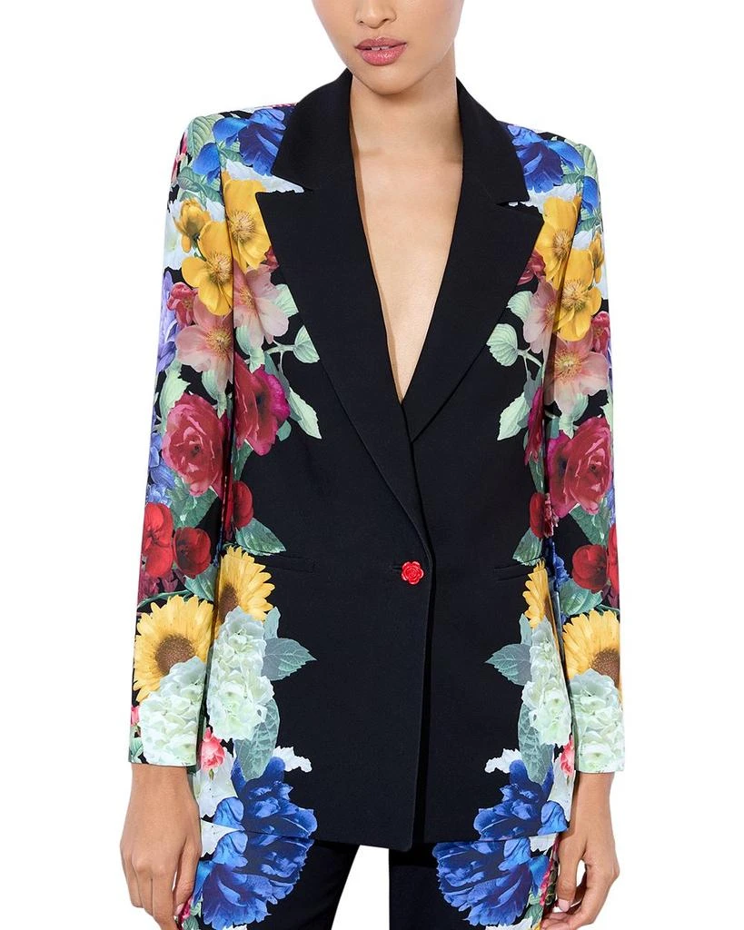 Alice + Olivia Denny Slim Notch Collar Jacket 1