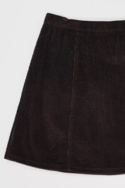 Urban Outfitters Vintage Y2k Dark Brown Corduroy Mini Skirt 2