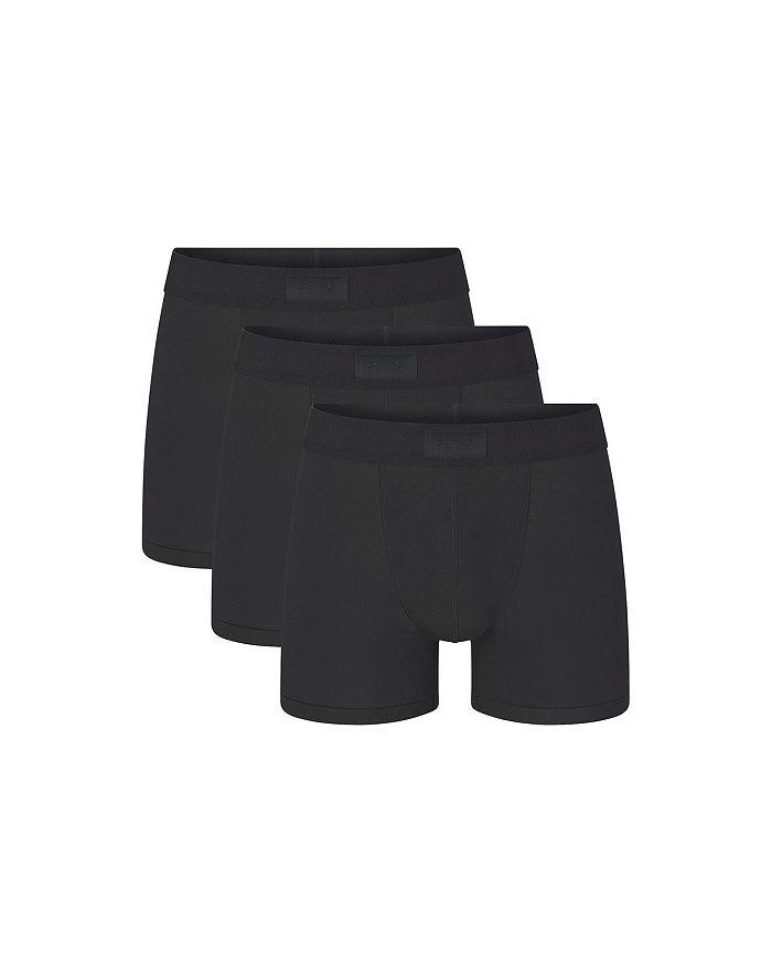 SKIMS Stretch Cotton 3" Boxer Briefs, 3-Pack
