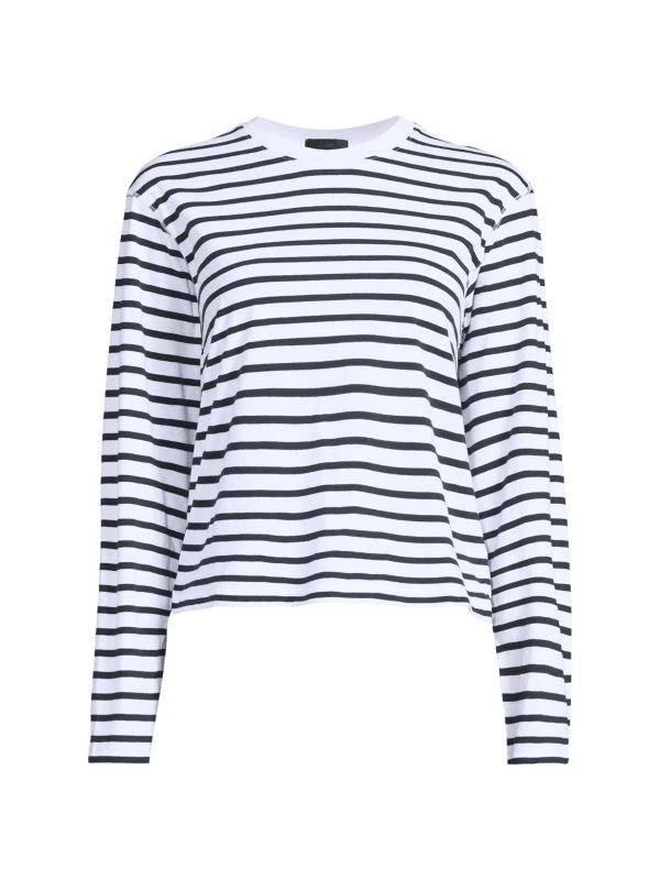 ATM Anthony Thomas Melillo Jersey Stripe Long Sleeve Tee 3