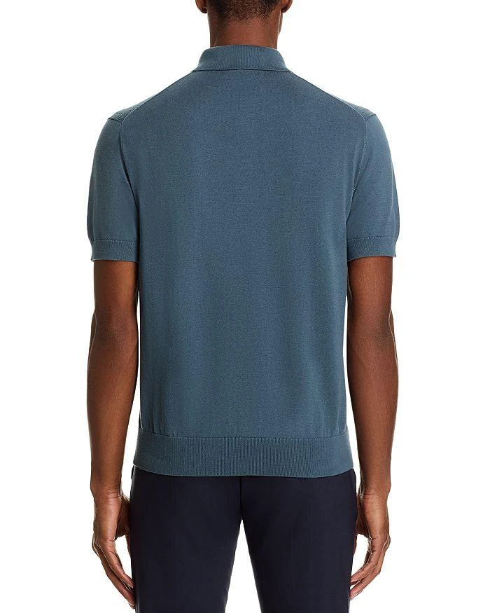 The Men's Store at Bloomingdale's Pointelle Short Sleeve Sweater Polo - Exclusive 4