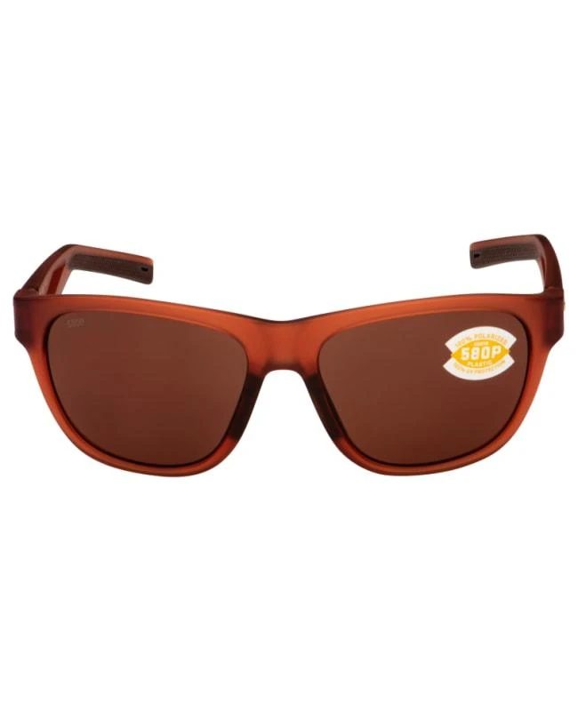Costa Del Mar Costa Del Mar Bayside Matte Coral Round Copper Lens Unisex Sunglasses BAY 194 OCP 3