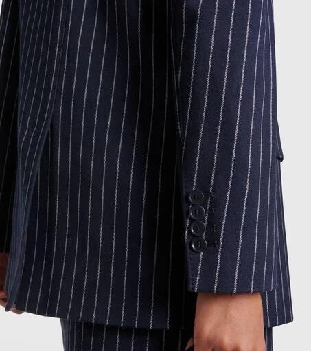 Max Mara Aceri pinstripe jersey blazer 5