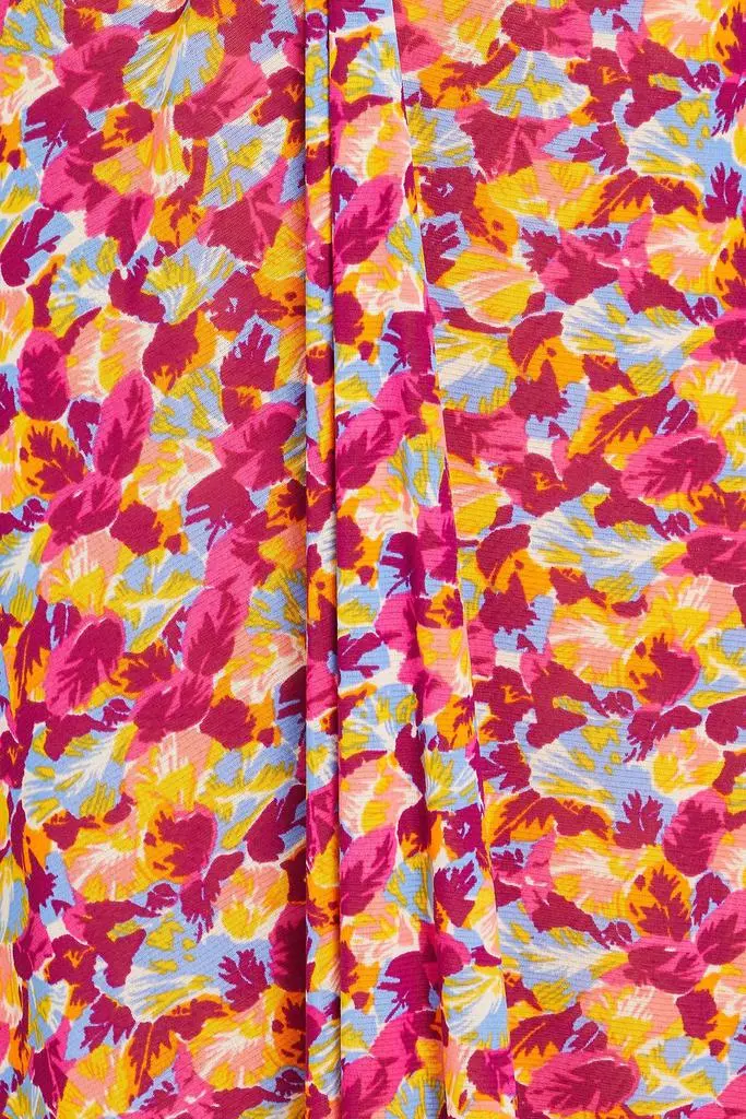 Diane von Furstenberg Koren reversible printed stretch-mesh midi dress 4