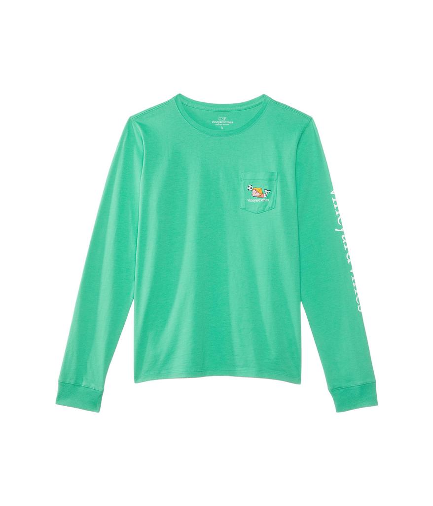 Vineyard Vines Soccer Long Sleeve Tee (Toddler/Little Kid/Big Kid)