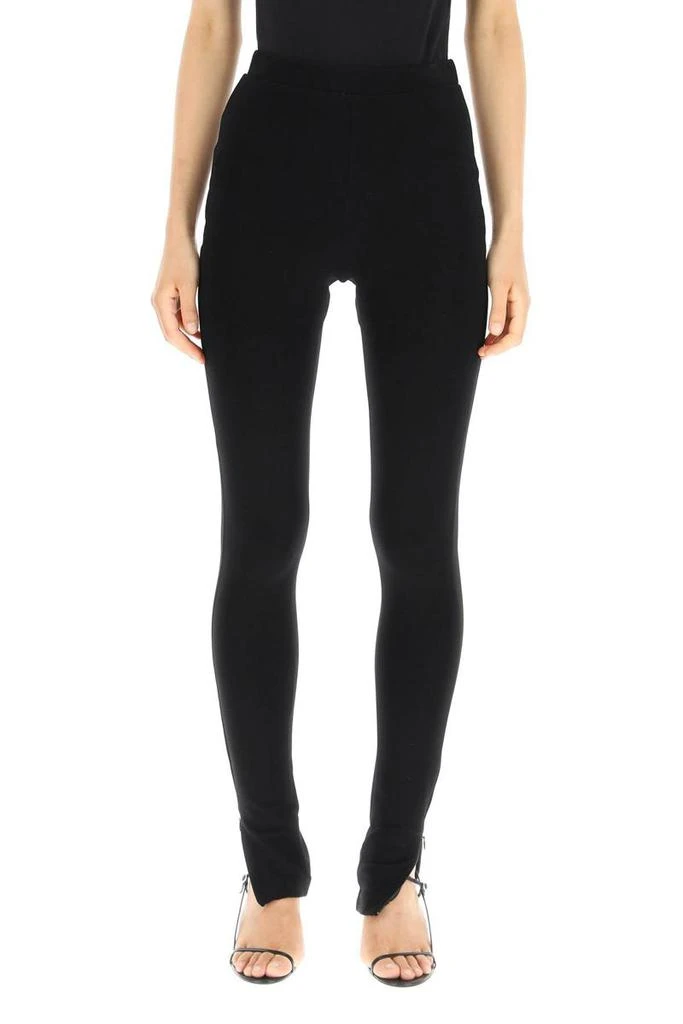 Totême Toteme leggings with zip cuffs 2