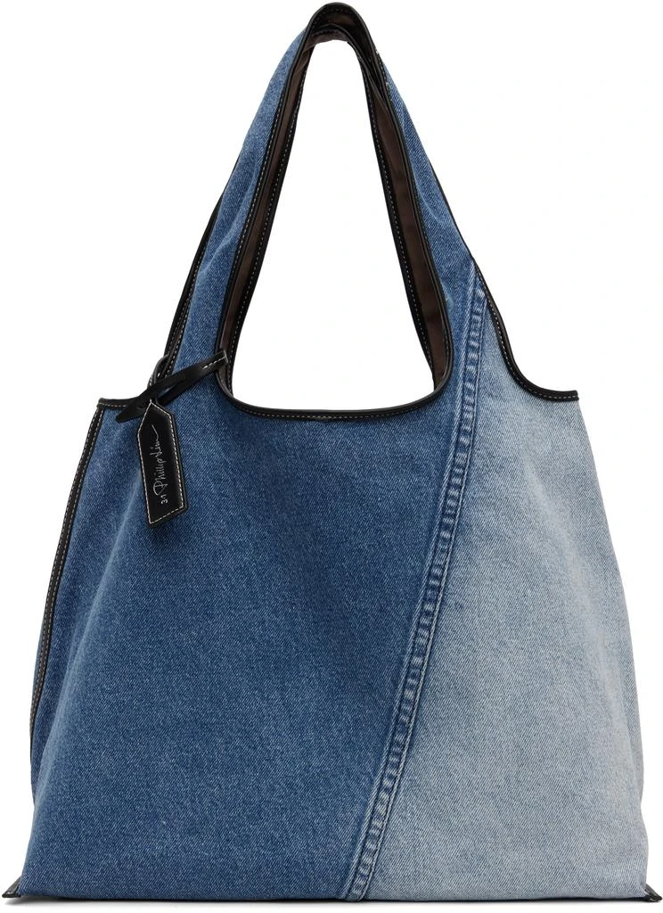 3.1 Phillip Lim Blue Denim Market Tote 1