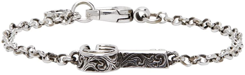 Gucci Silver Double G Key Bracelet 1