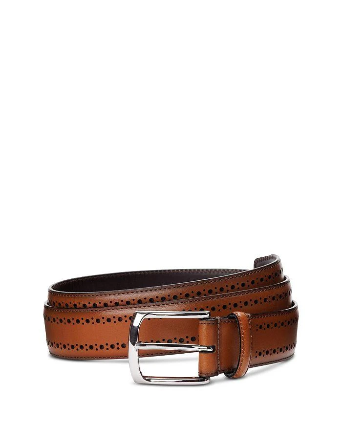 Allen Edmonds Men's Manistee Burnished Leather Belt 1