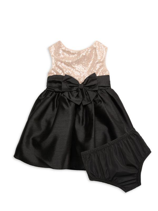 Pippa & Julie Baby Girl's Alicia Sequin Bodice Dress