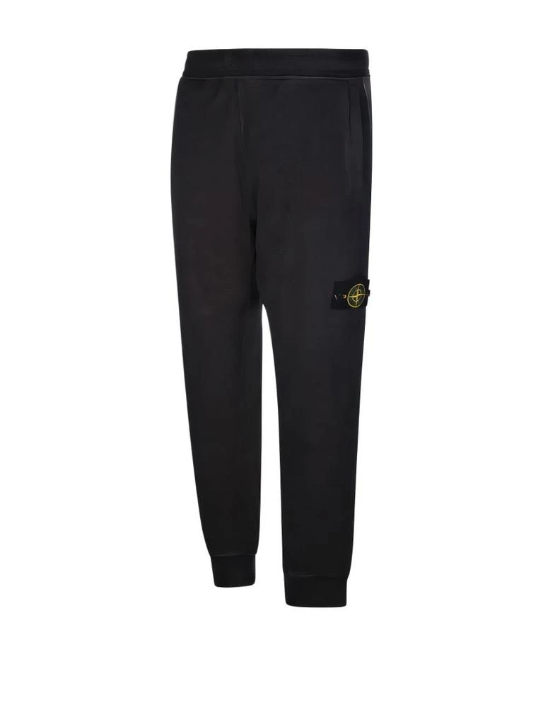 Stone Island Tapered Black Jogger Pants 2