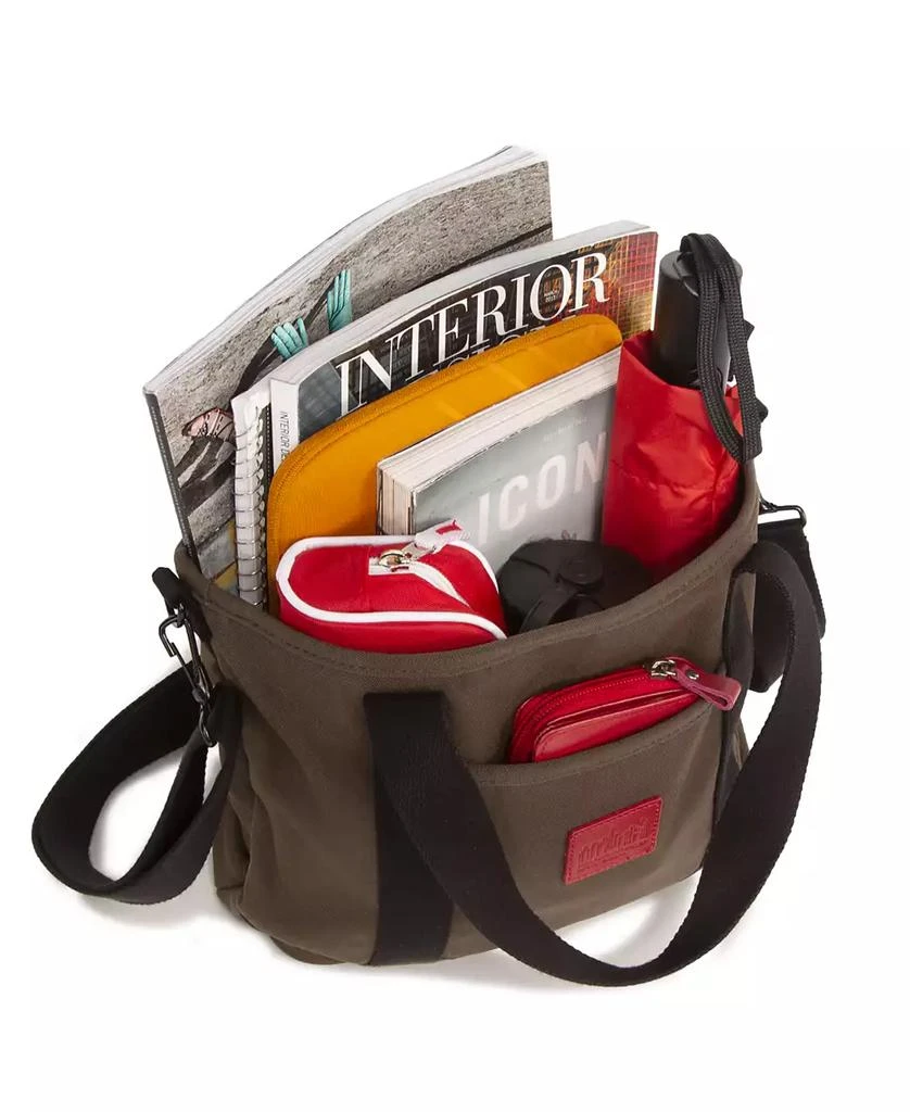 Manhattan Portage Small Waxed Nylon Ergo Tote 4