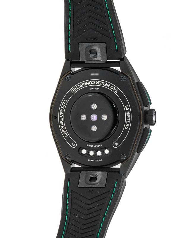 TAG Heuer Tag Heuer Connected Calibre E4 - 45mm Special Edition Golf Rubber Strap Men's Watch SBR8A81.EB0251 4