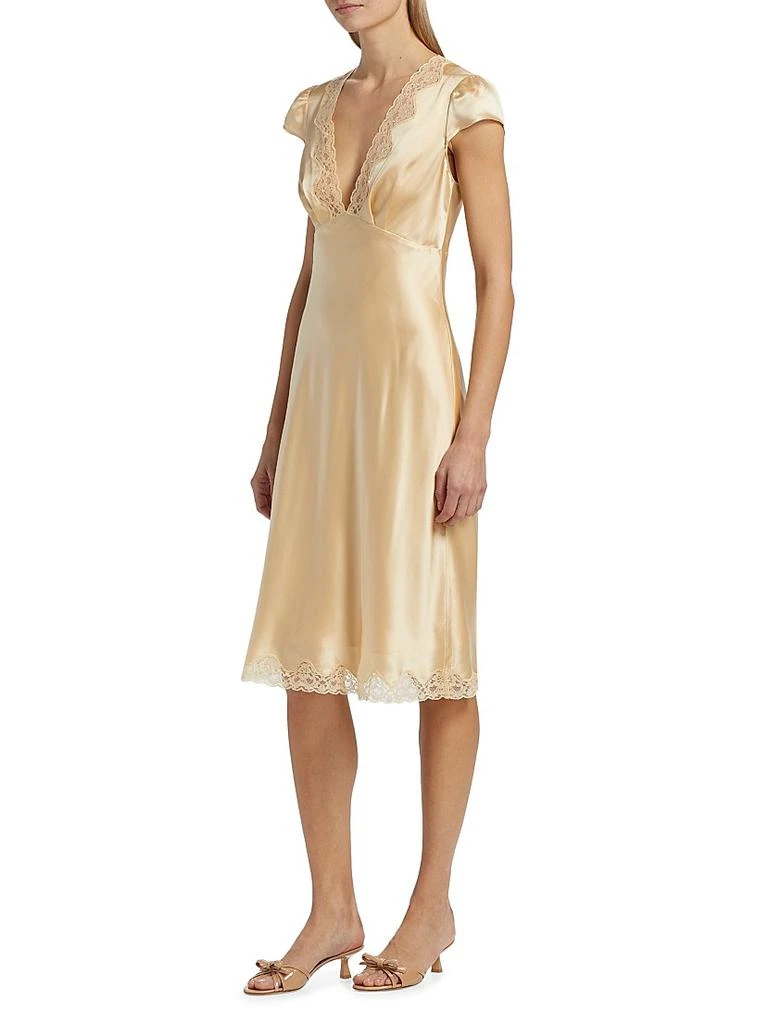 long dress midi Long Sleeve A-Line Midi Dress – iconic luxe