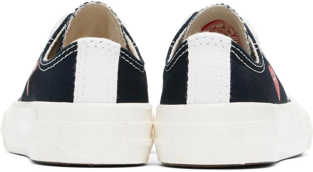 Comme des Garcons Kids Black Converse Edition Chuck 70 OG Single Heart Low Top Sneakers 2