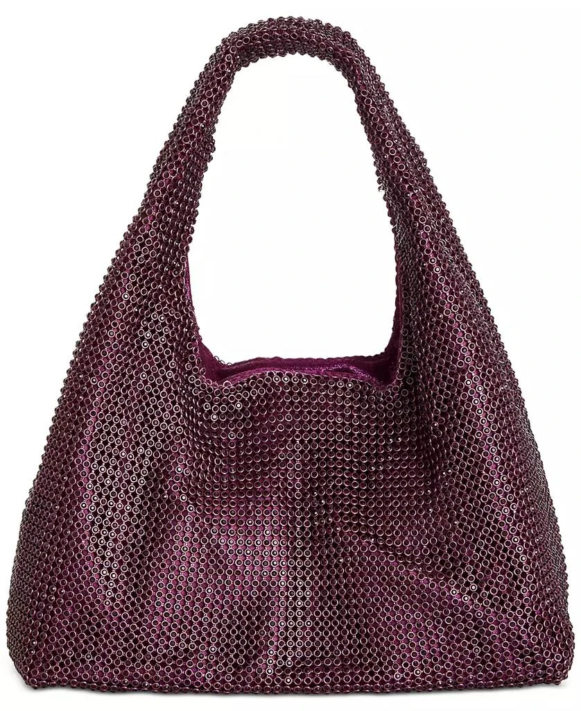 INC International Crystal Mesh Small Hobo Bag, Created for Macy's 1
