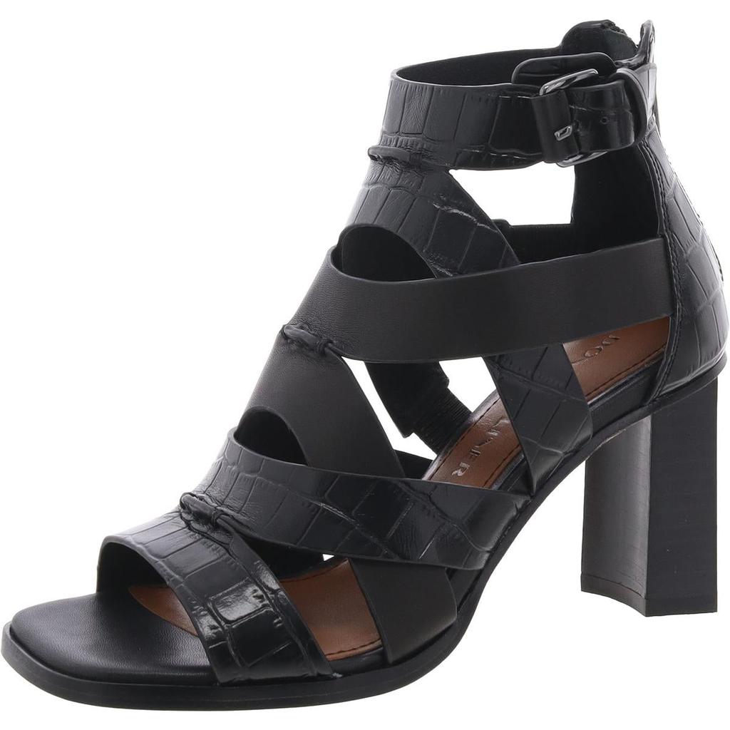 Donald J Pliner Womens Zipper Ankle Strap