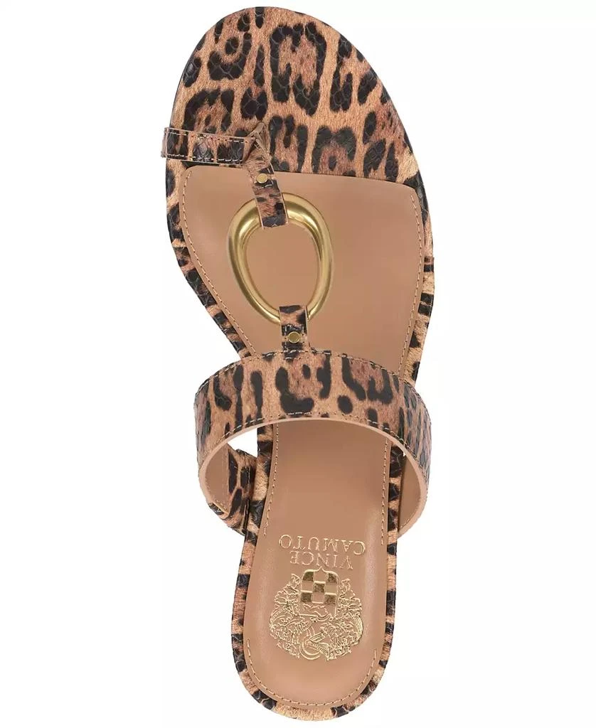 Vince Camuto Women's Kimena Toe-Loop Kitten-Heel Sandals 4