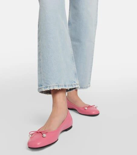 Jimmy Choo Elme leather ballet flats 4