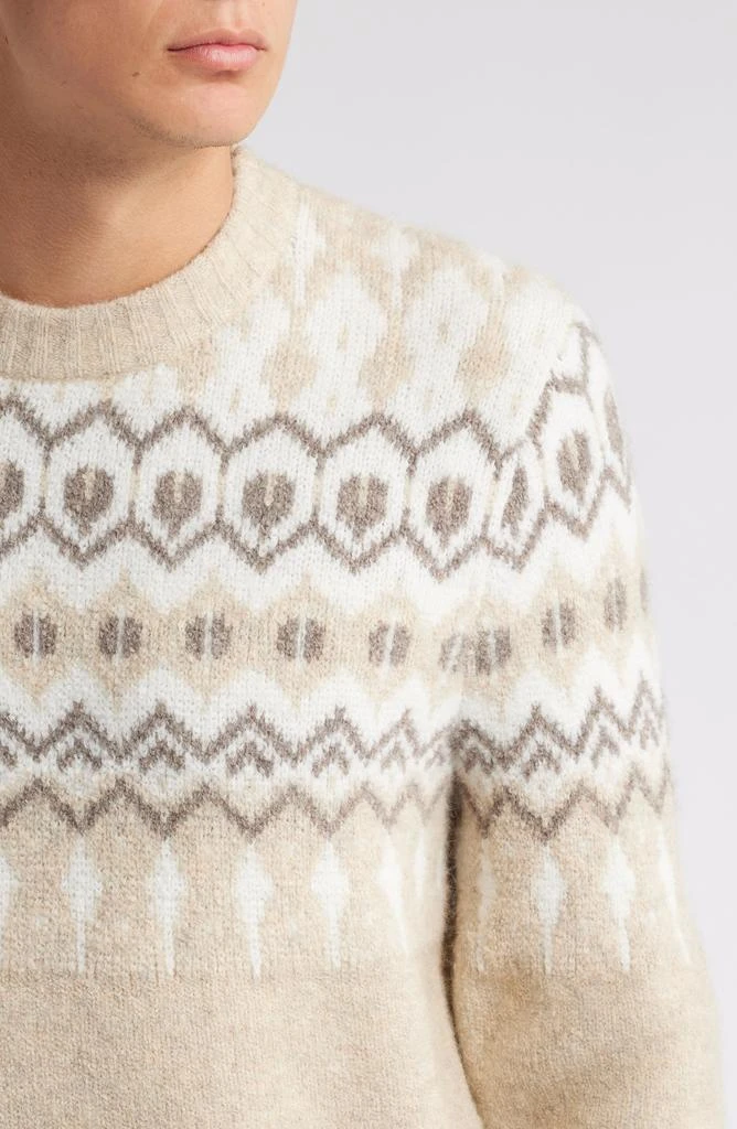 Treasure & Bond Fair Isle Jacquard Crewneck Sweater 4