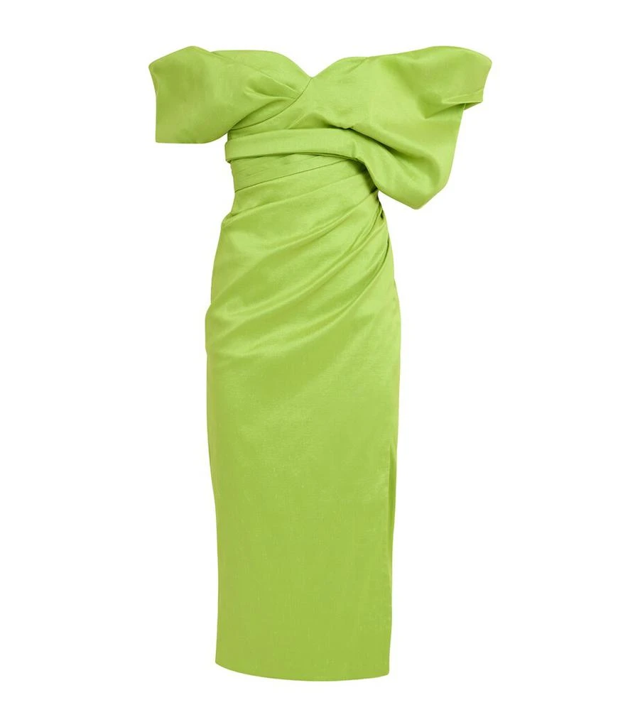 slim fit dress slacks Rachel Gilbert Hartley Mini Dress in Green – Coco & Lola