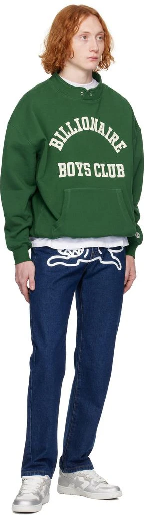Billionaire Boys Club Green Collared Sweatshirt 4
