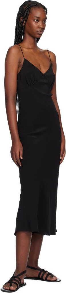 Matteau Black Low Back Slip Dress 4