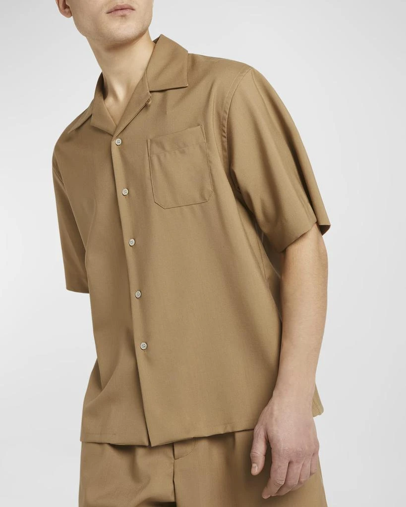 Marni Men's Wool Bowling Shirt 5