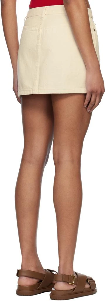 A.P.C. Off-White Mini-Jupe Denim Miniskirt 3