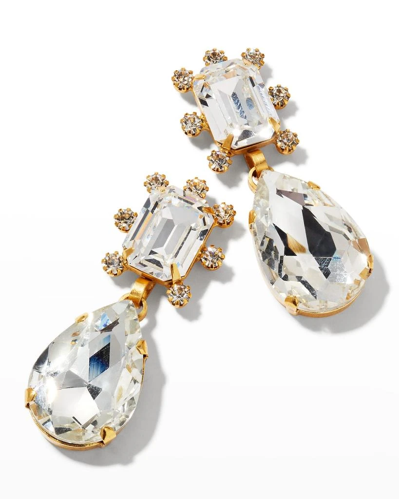 Elizabeth Cole Kelly Crystal Earrings 3