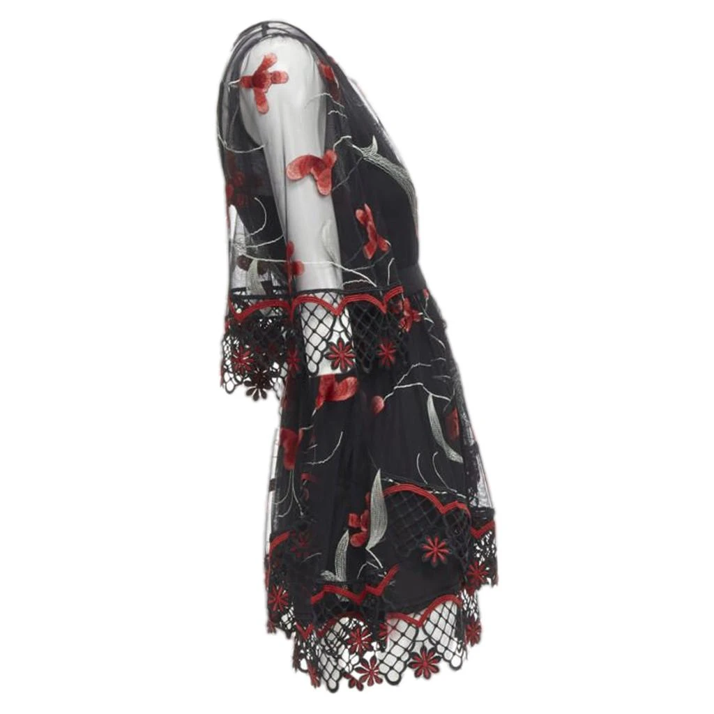 Alice McCall Wish you Were Here guipere lace floral tulle dres 4