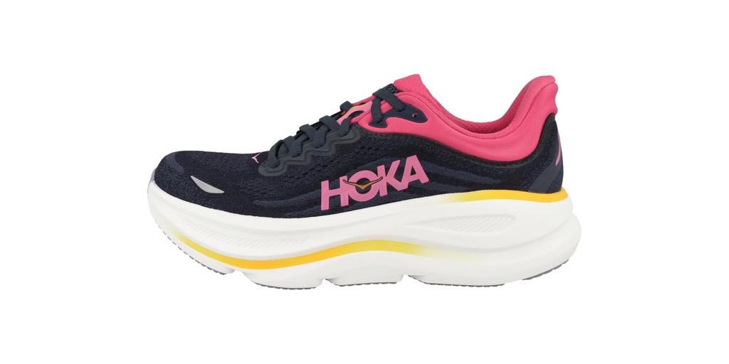 Hoka One One Bondi 9 Womens Running Shoe - Varsity Navy/Nautical Dusk