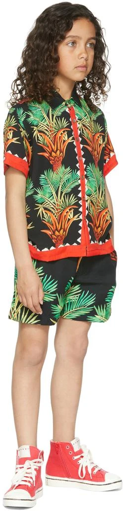 Endless Joy SSENSE Exclusive Kids Black Date Palm Short Sleeve Shirt 4