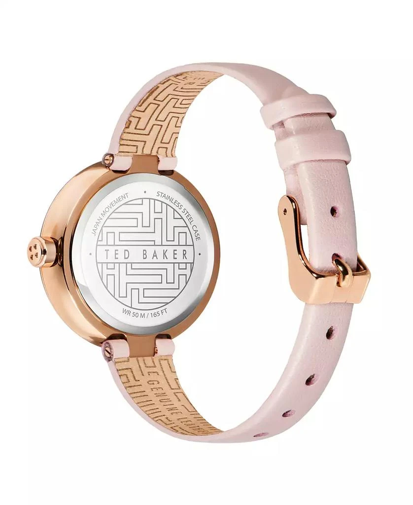 Ted Baker London Women's Lenara Acetate Pink Leather Strap Watch 28mm 2