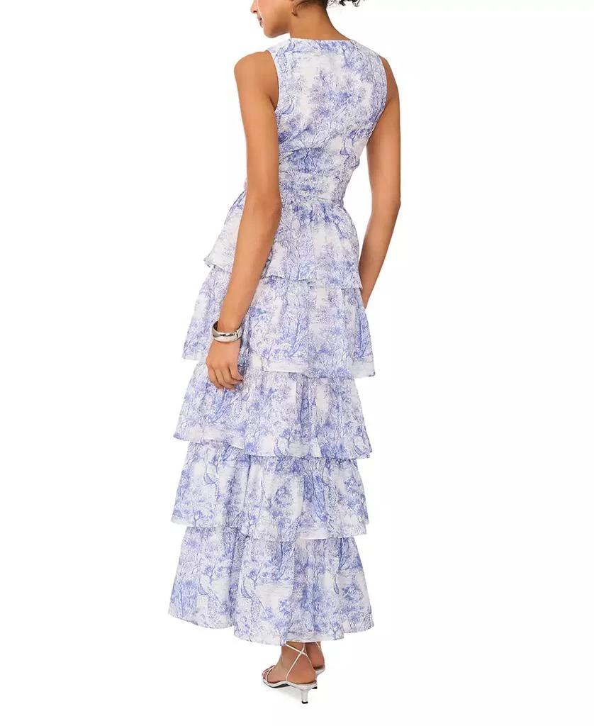 1. State Women's Printed Tiered Ruffled Maxi Dress 2