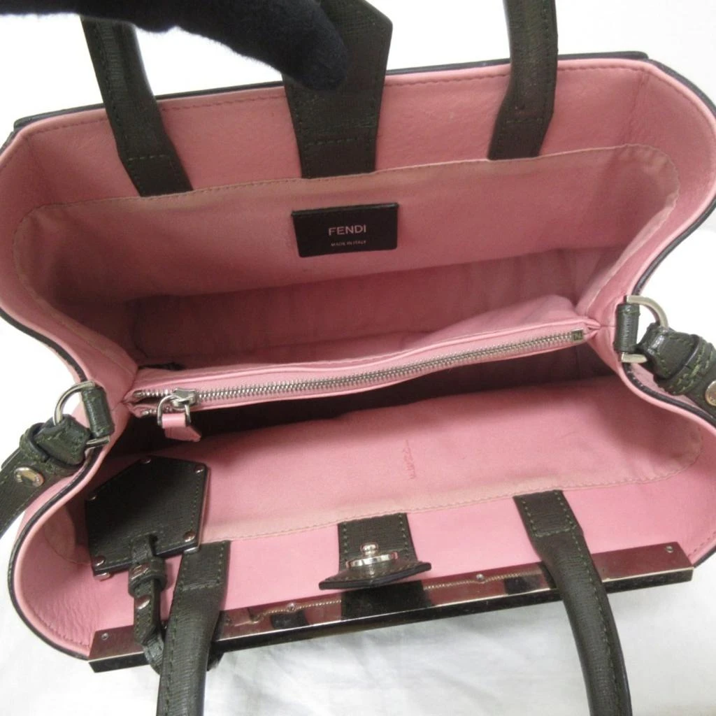 Fendi pink Leather Handbag Shoulder Bag (Pre-Owned) 6