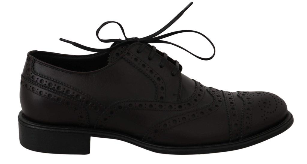 Dolce & Gabbana Dolce & Gabbana  Black Leather Wingtip Oxford Dress  Shoes