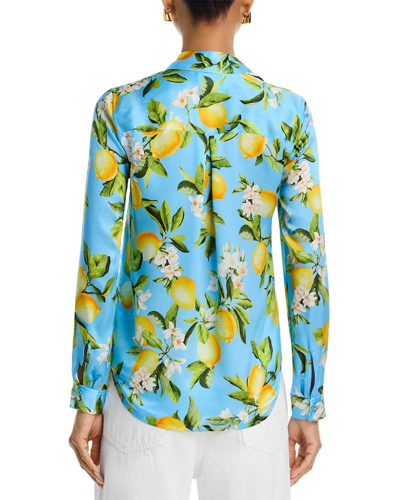 L'Agence Tyler Silk Printed Long Sleeve Blouse 3