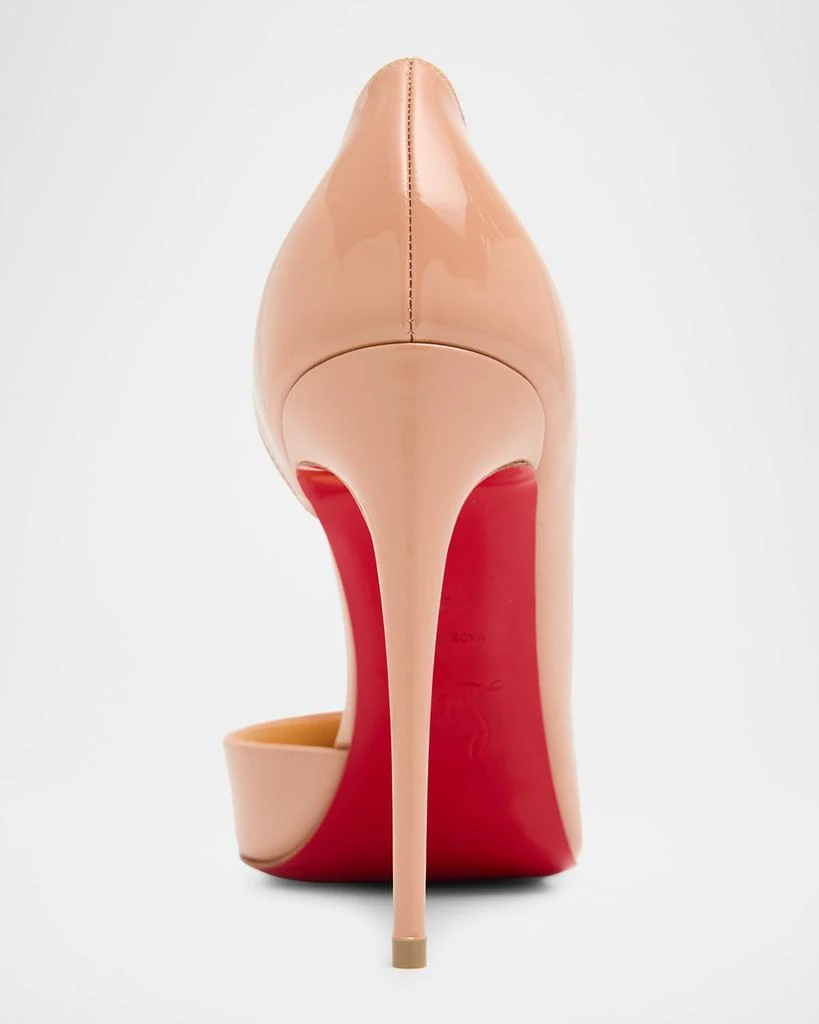 Christian Louboutin 100mm Iriza Patent Open-Side Pumps 6