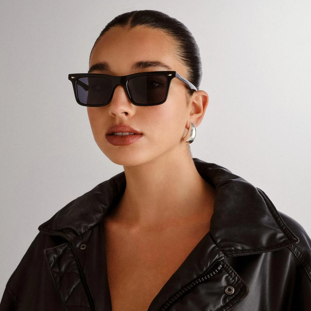 Le Specs Broski Acrylic D-Frame Sunglasses 4