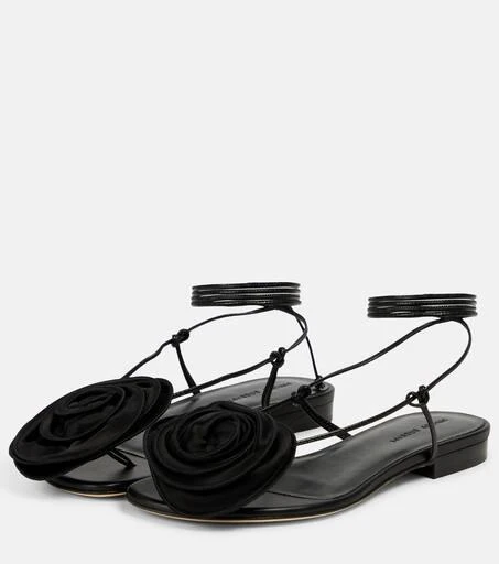 Magda Butrym Appliqué leather sandals 5