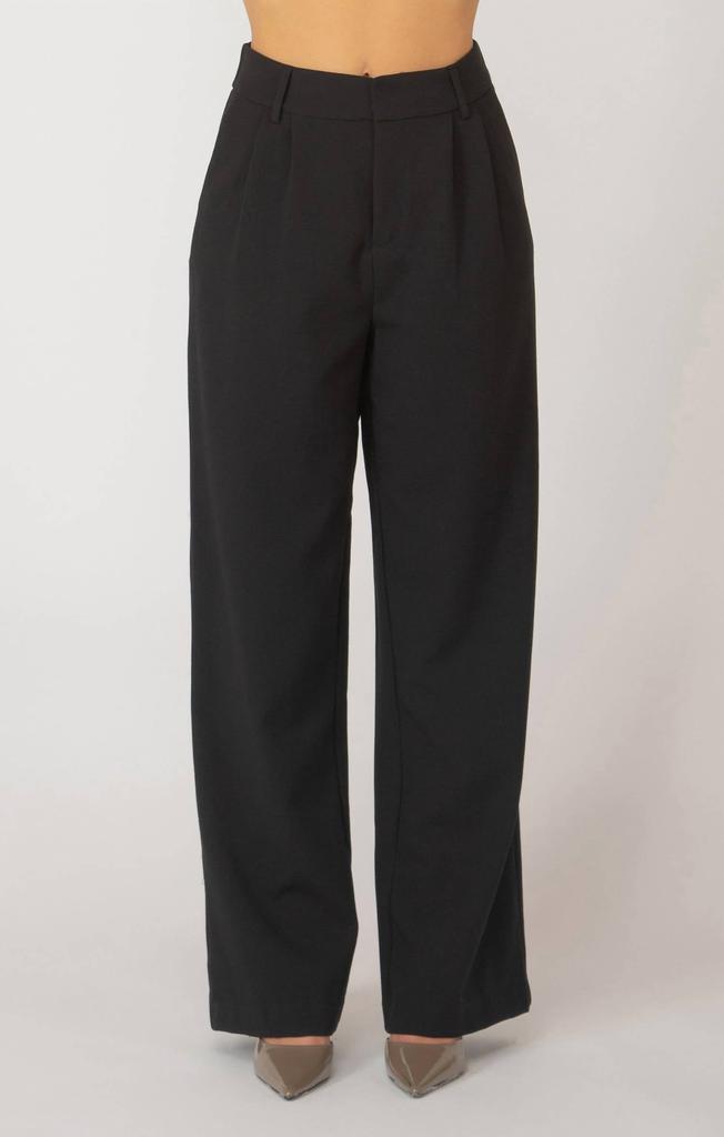 Dex Dex - Pleated Wide Leg Trouser Pants