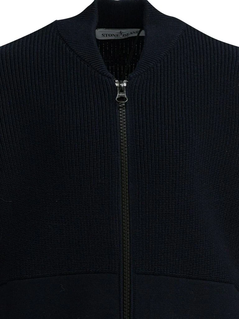 Stone Island Junior Stone Island Junior Zip-Up Knitted Jacket 3