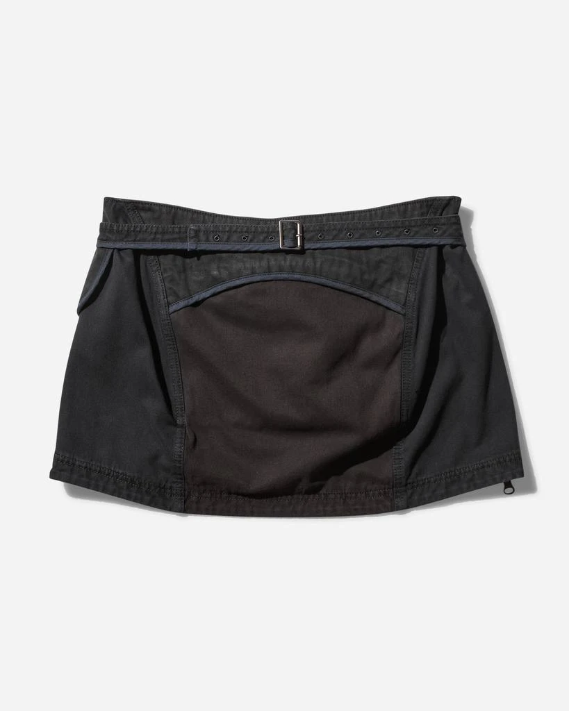 Hyein Seo Women's Patchwork Mini Skirt with Waist Bag Stone 2