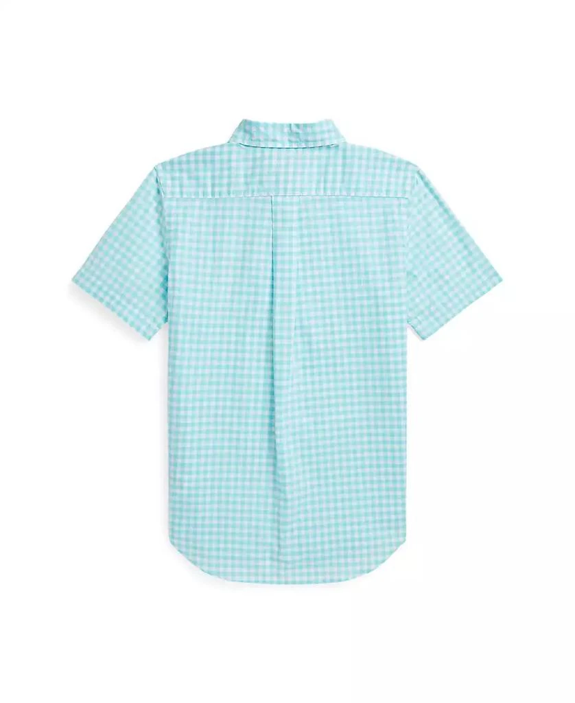 Ralph Lauren Big Boys Gingham Poplin Short Sleeve Shirt 2