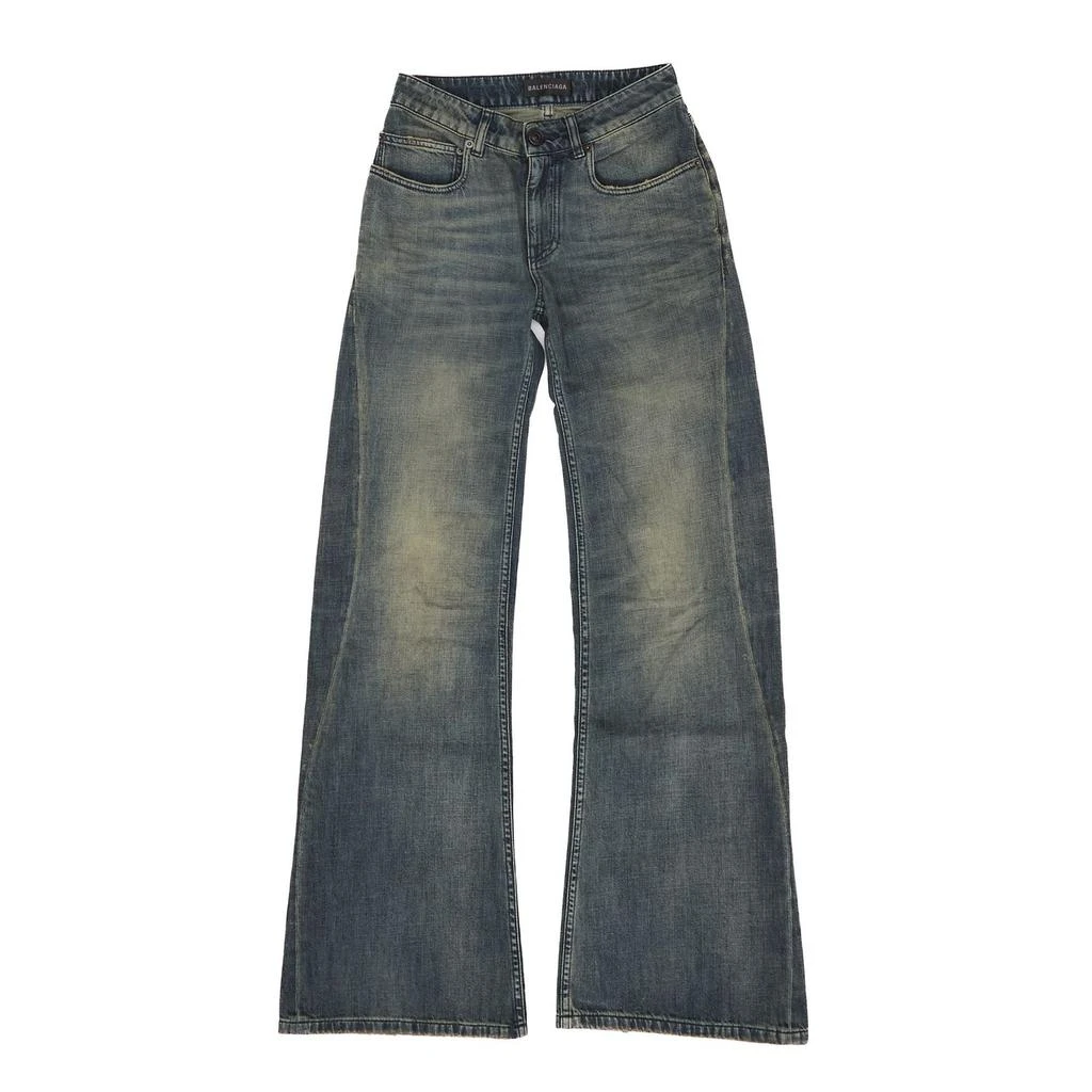 Balenciaga Balenciaga Wide-Leg Jeans from Cettire